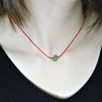 LUCKY BEAD SIBERIAN JADE NECKLACE #981