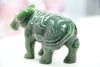 HAND CARVED JADE ANIMAL - Buffalo #2307