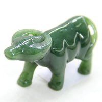 HAND CARVED JADE ANIMAL - BUFFALO #2308