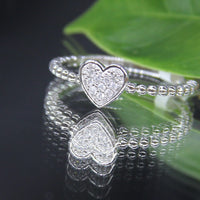 10k Diamond Heart Ring #1552