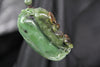 Palm Stone Eggplant Jade Pendant #1770