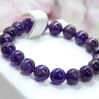 Extra Dark Amethyst Bracelet #1846