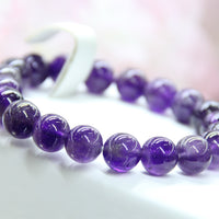 Extra Dark Amethyst Bracelet #1846