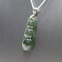 Rich Bean Hetian Jade Pendant #250