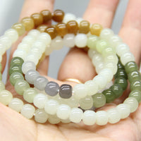 108 Multicolour Jade Mala Beaded Necklace #1692