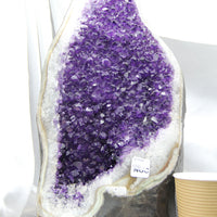 Amethyst Display on Metal Base #1893