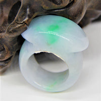 NATURAL JADEITE THUMB RING #1909