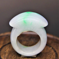 NATURAL JADEITE THUMB RING #1909