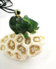 Wise Fortune Jade Elephant Pendant  #1128