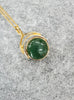 TWO SIDES JADE PENDANT - GOLD #1097