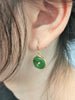 PI STYLE JADE EARRINGS #1078