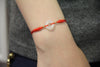 14K Eternal Harmony Red Cord Bracelet #1885