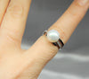 14k Freshwater Pearl Diamond Ring #1935