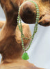 TOP GRADE BUDDHA SIBERIAN JADE BEAD NECKLACE #1815