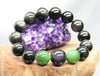 Jade and Obsidian Beaded Bracelet #2073