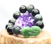 7" Pixiu & Obsidian Beaded Bracelet #2066