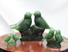 Hand Carved Jade Animal -  Loving Birds #2310