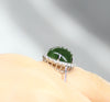 Jade Cabochon Ring #1602