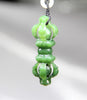 Jade Buddhist Vajra Pendant Necklace #1777