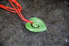 JADE HEART KORU PENDANT  #1316