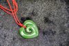 JADE HEART KORU PENDANT  #1316