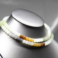 108 Multicolour Jade Mala Beaded Necklace #1692