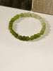 14k Gradient Green Jade Beaded Bracelet #1018