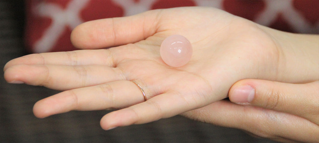 Natural Rose Quartz Ball #1927