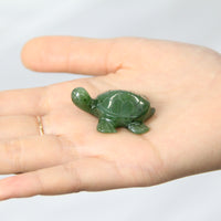 Hand Carved Jade Animals - Turtles #2309