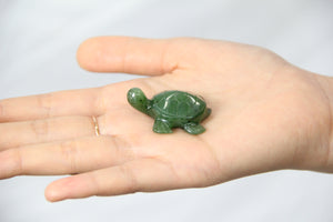 Hand Carved Jade Animals - Turtles #2309