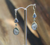 14k Natural Geode Earrings #18GE001