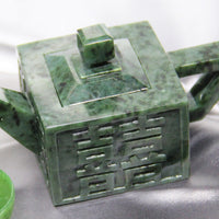 Canadian Jade Double Happiness Teapot #2118