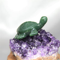 Hand Carved Jade Animals - Turtles #2309