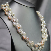 18.5" HAND MADE PEARL NECKLACE #1587