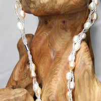 18.5" HAND MADE PEARL NECKLACE #1587