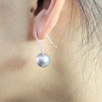 14k Tahitian Saltwater Pearl Earrings #1614