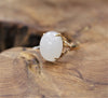 Eternal Grace White Jade Ring #1907