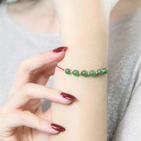 Canadian Jade Red Lucky Bracelet #509