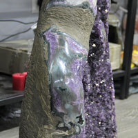 BASALT AMETHYST CATHEDRAL 61.35KG #1584