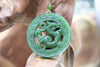 Canadian Jade Dragon Necklace #1139