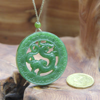 Canadian Jade Dragon Necklace #1139