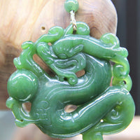 Canadian Jade Dragon Necklace #1150