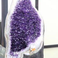 Amethyst Display on Metal Base #1893