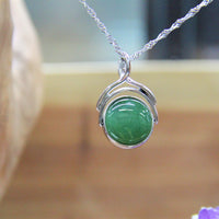 Canadian Jade Double-Sided Pendant #1092