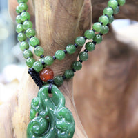 Canadian Jade Ruyi Pendant Necklace #1405