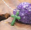 Canadian Jade Cross Necklace #1096