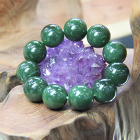 18mm Jade Beaded Bracelet #1880