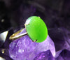 18K Top Grade Siberian Jade Ring  #1900