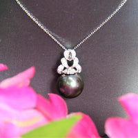 Tahitian Saltwater Pearl Pendant #1628