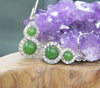 CANADIAN JADE GOURD EARRINGS #1071